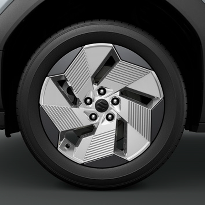 Alloy Wheel Garnish 18-inch, Satin Silver