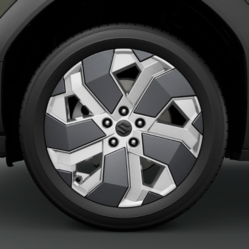 Alloy Wheel Garnish 19-inch, Satin Silver