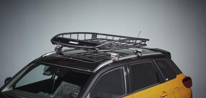 Roof basket net and straps