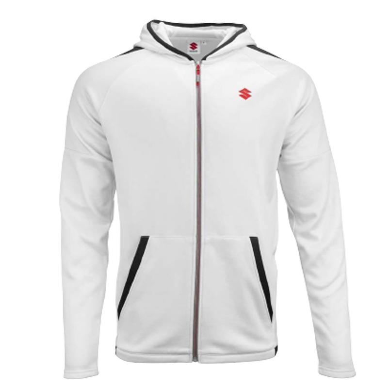 Suzuki White Sweat Jacket