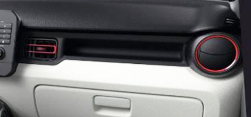Dashboard vent coloured trim set - New Ignis