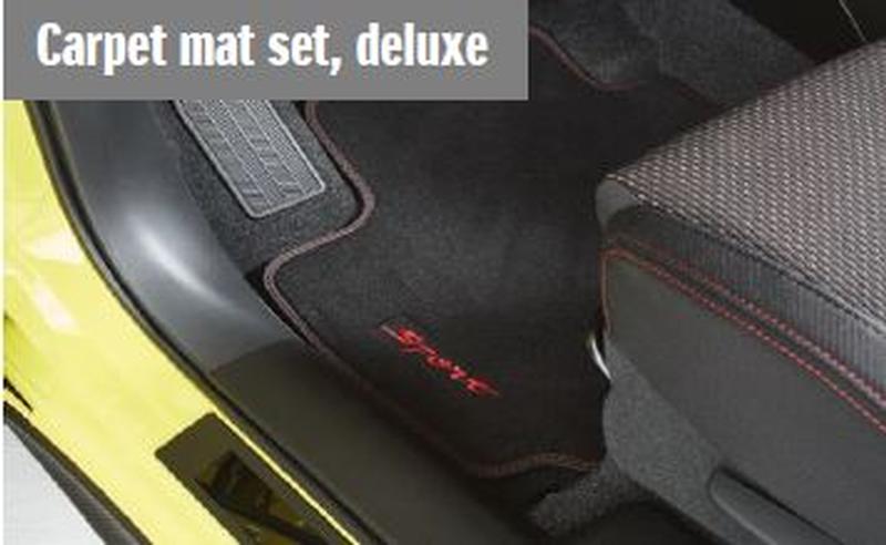 RHD Deluxe Carpet Mat Set  New Swift Sport 1.4t 